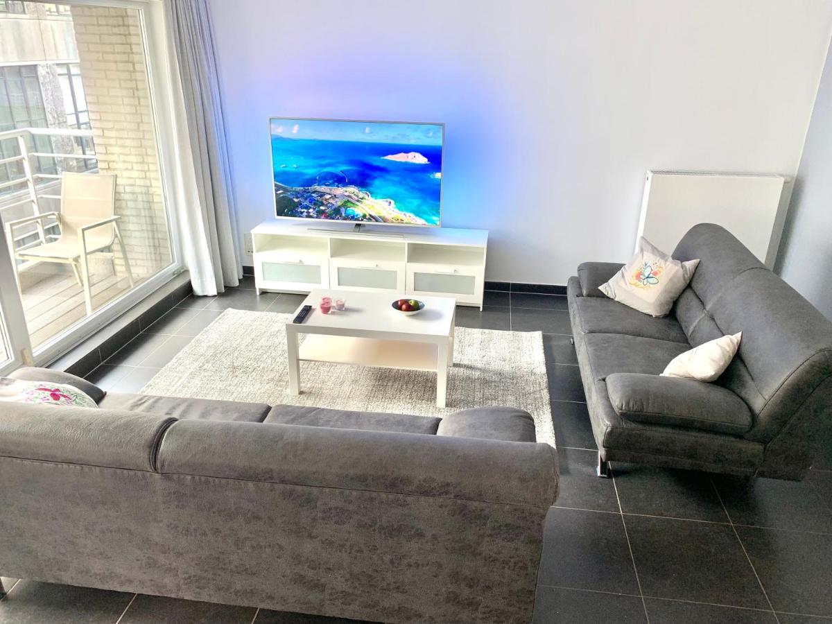 Vakantieappartement Emiel Centrum Oostende Met Garage Eksteriør bilde