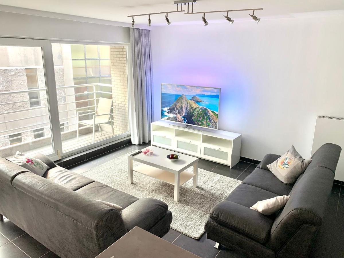 Vakantieappartement Emiel Centrum Oostende Met Garage Eksteriør bilde