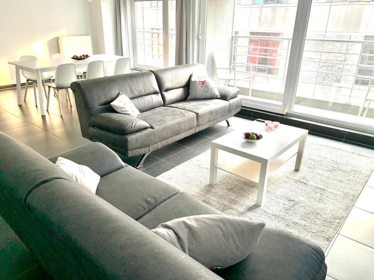 Vakantieappartement Emiel Centrum Oostende Met Garage Eksteriør bilde